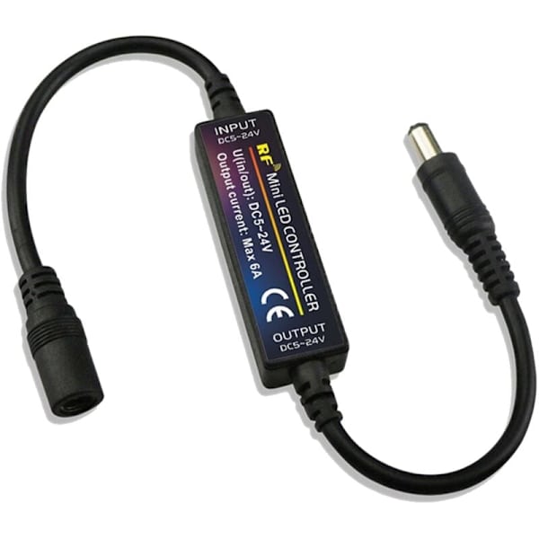 RF-fjärrkontroll LED-dimmer DC5V-24V Ljusstyrka Justering 14 Tangenter Dimbar Anslutningsbrytare för LED-list