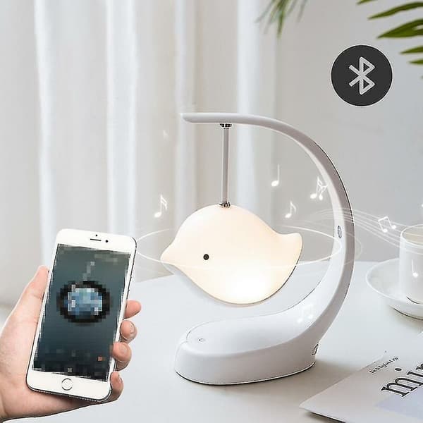 Homemiyn Flygende Fugl Bluetooth Musikklys Usb Justerbar Sterkt Lys Nattlys (Basic)