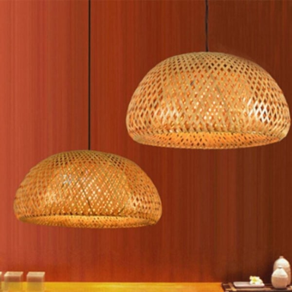 Modern handgjord vävning handgjord lykta restaurang hotell dekorativ lampa