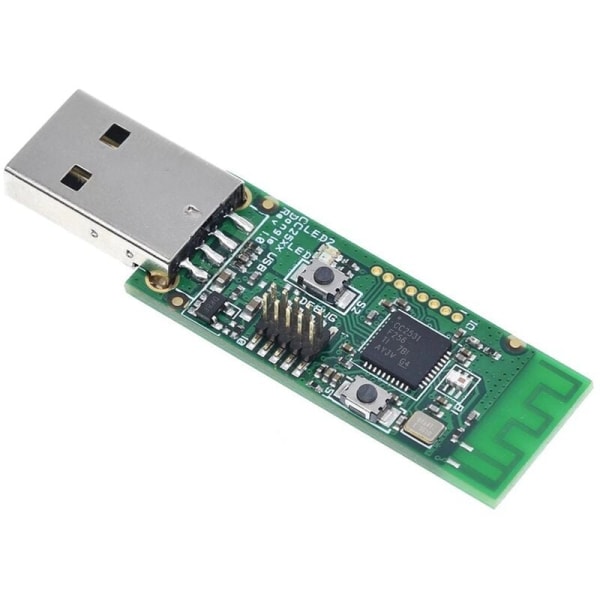 Zigbee CC2531 Trådlös Paketprotokoll Analysator Sniffer Bare Board USB Interface Dongle Capture Packet Modul + Antenn