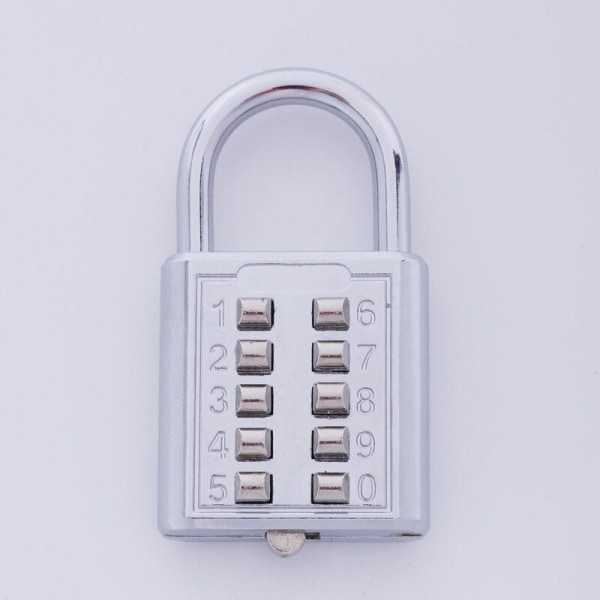 Anti-theft Button Combination Digit Push Pass Lock Zinc Alloy Security Lock Suitcase Luggage Codes Lock Cupboard Cabinet Locker