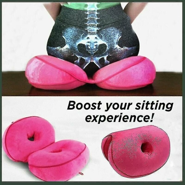 Multifunksjonell setepute Dobbel komfortabel Memory Foam Hofte Pute Vakre Rumpe Latex Pute Hjem Komfortabel