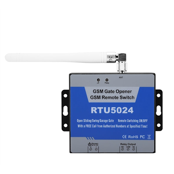 GSM Garagedörröppnare RTU5024 Mobiltelefon Access Controller Fjärrkontrollbrytare SMS Dörrkontroll