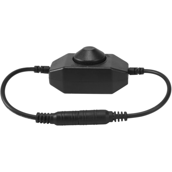 12V/24V 6A LED-dimmer, justerbar ljusstyrka för enfärgad klar, svart