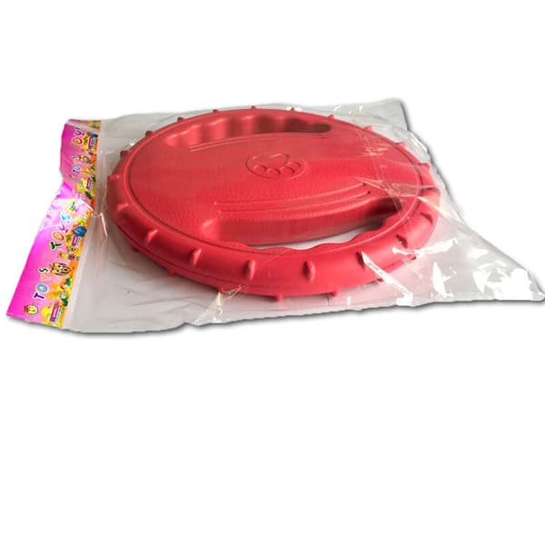Flydende hård gummifrisbee til hunde diameter 20 cm (orange)