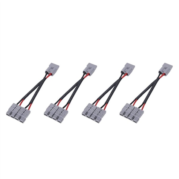 4X Anderson Plug Connector 50A Batteristrøm Adapter med 6MM Bilkabel