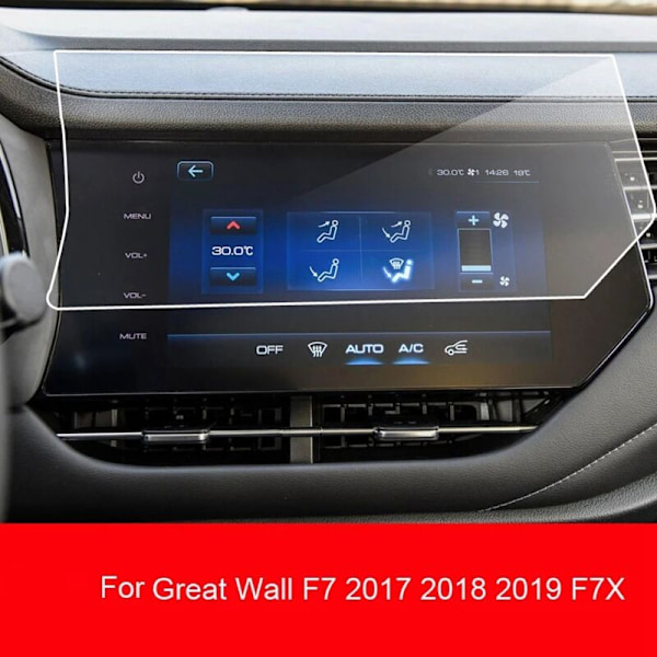 Skærmbeskytter i hærdet glas til bilens GPS-navigation til F7X 2017-2020