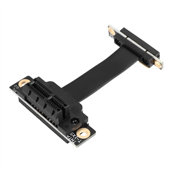 PCIE X1 Dual PCIe 3.0 Jatkekaapeli 90 Asteen Oikea Kulma, 8Gbps PCI Express 1X Kortti - 5CM