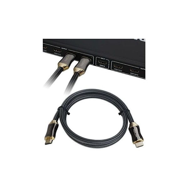 HDMI 2.1 8K 4K 60Hz Ammattimainen Ultra HD 2m 3D HDR 48Gt/s