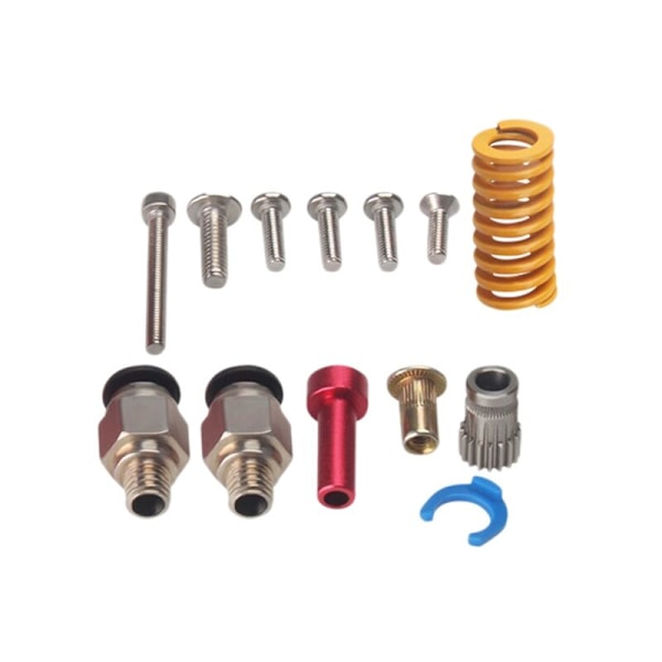 3D-skrivar Extruder Tillbehör Aluminiumlegering Dubbelväxel för -10S 1.75mm, Dubbeldriven, Extruder