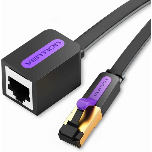 Cat 7 förlängare Ethernet-kabel 3m, höghastighets platt Ethernet-kabel,