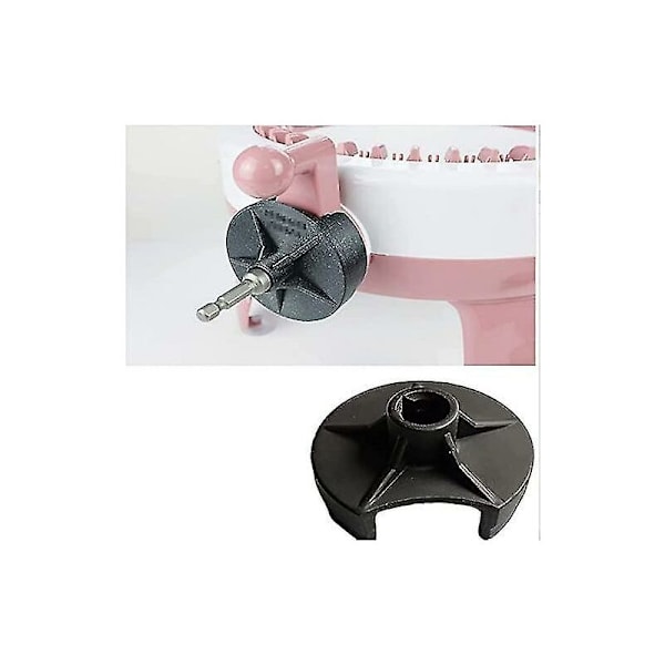 Snabb Stickad Ström Adapter Stickmaskin Vevarm Adapter Med Hex Stålbit Stickbräda