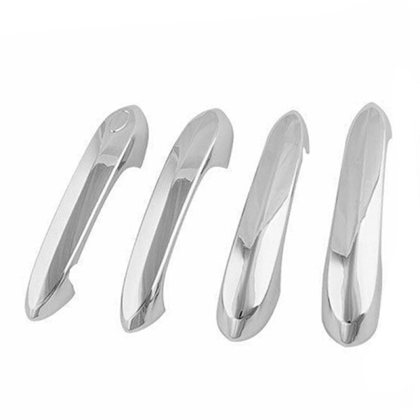 4 stk. krom eksteriør dørhåndtak deksel klistremerke trim for X3/X4/X5/X6/X7/M5/3/5/6/8-serie G01 G02 G05 G06 G07 F90