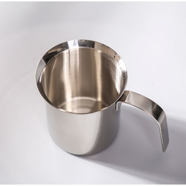Melkeskummer 400ml Rustfritt Stål Skumkanne Passer Automatisk Kaffemaskin eller Komfyrtopp for Koking