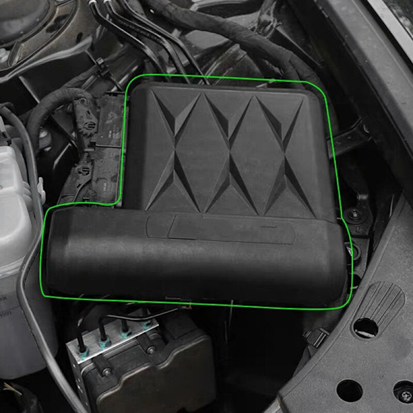 For- A6L 2019 2020 ECU Elektronisk styreenhet Motorbeskyttelsesdeksel Datamaskinbrett Støvdeksel