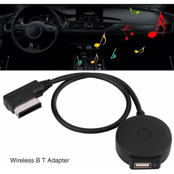 AMI MDI Bluetooth-musiikki AUX- ja USB-naaras USB-adapterikaapeli A4 A6 Q5 Q7 -malleihin vuodelta 2009