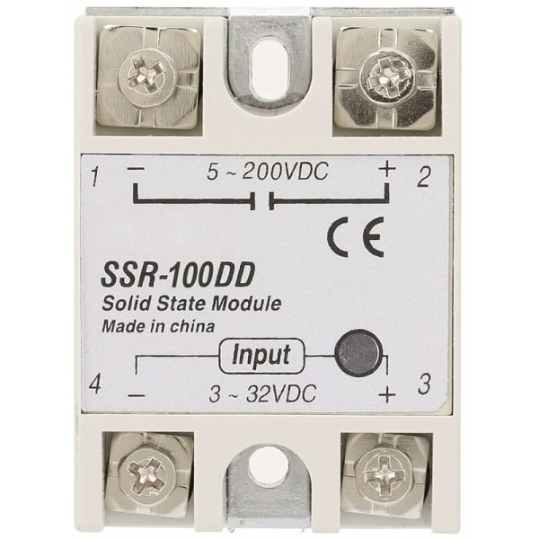 SSR-100DD Solid State Relay Module DC Input 3-32V DC Solid State Relay Solid State Relay relä