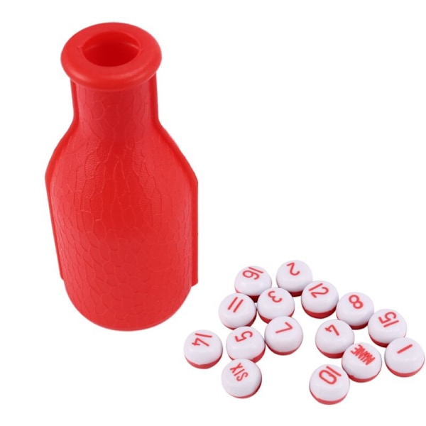 Plastic Numbered Pills, Billiards Depot Billiards/Pool Plastic Pointing Stirrer Bottle with Peas/Balls, Pool/Pill.