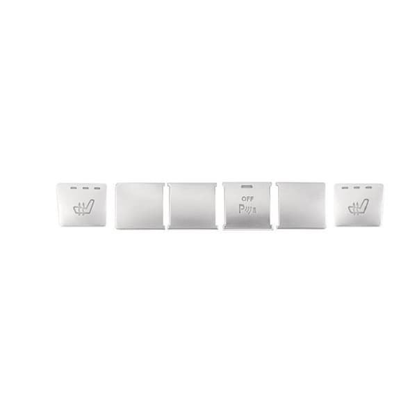 Bil Centerkonsol CD Panel Aircondition Knap Klistermærke Trim til X204(A) Klasse Tilbehør