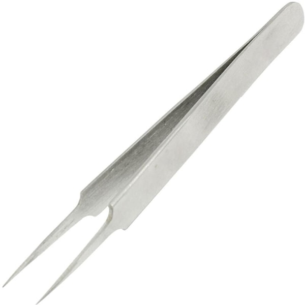 SODIAL(R) Mini spidse spids rustfrit stål lige pincet 11cm