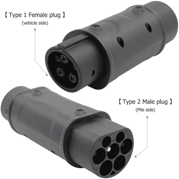 SAE IEC 62196 2 - J1772 Tyyppi 1 -sovitin Sähköautojen lataukseen EV-ajoneuvon laturin sivuliitin 32A Latausasema