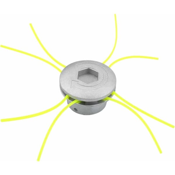 Universal buskutterhode, 4-tråds buskutterhode, aluminium buskuttertrådhode buskuttertilbehør til gressklipper, 72 x 44,5 mm