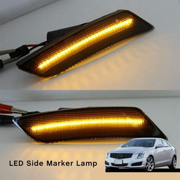 Car LED Side Markers, til ATS -V 2015-2019 Side Marker Indikator, Klar