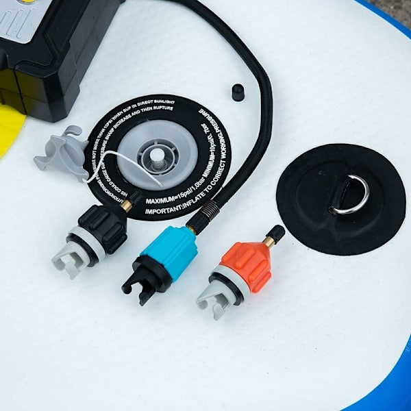 Uppblåsbar båt Sup pumpadapter Standard Schrader Konventionell luftpump Luftventil adapter Ekrarplatta Fäste