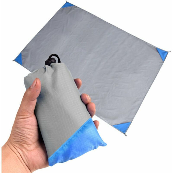 Utendørs campingmatte vanntett og praktisk sammenleggbar piknikmatte plen fuktighetsbestandig matte polyester pledd strandmatte - Passer lett i liten veske, vaskbar