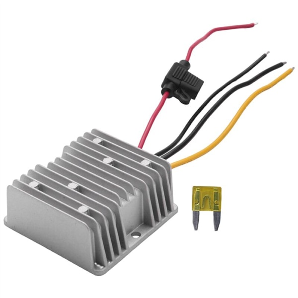 DC 36V/48V till 12V 20A DC Spänningsomvandlare Regulator Sänkning Reducer Strömkonverterare Transformator med Säkring