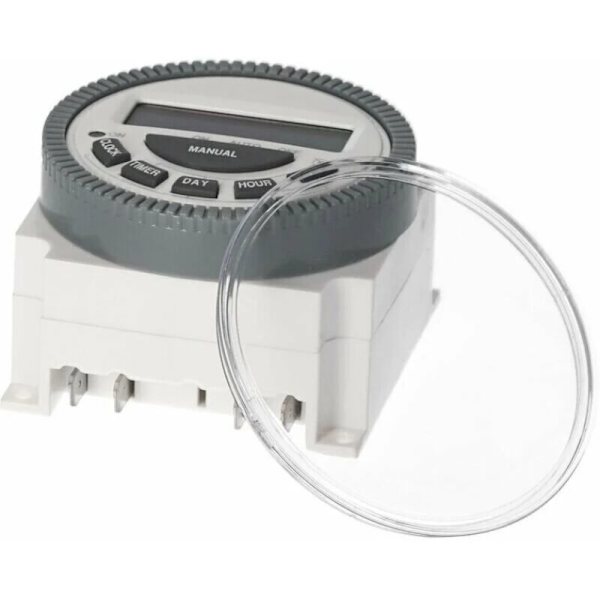 Liten digital timer med tidbrytare