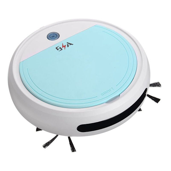 Laderbar Smart Robot 4 i 1 3200Pa USB Intelligent Feie UV-sterilisering Kraftig Støvsuger Feiemaskiner Hvit og Grønn