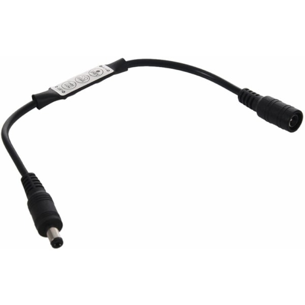Lavprofil Inline Controller Mini 3 Key Dimmer til Sort LED Strip