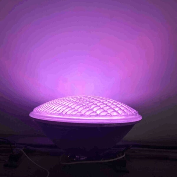 LED-lampe for svømmebasseng PAR56 RGB-farge 18W med 441 LED-er - RWEpool-belysning..