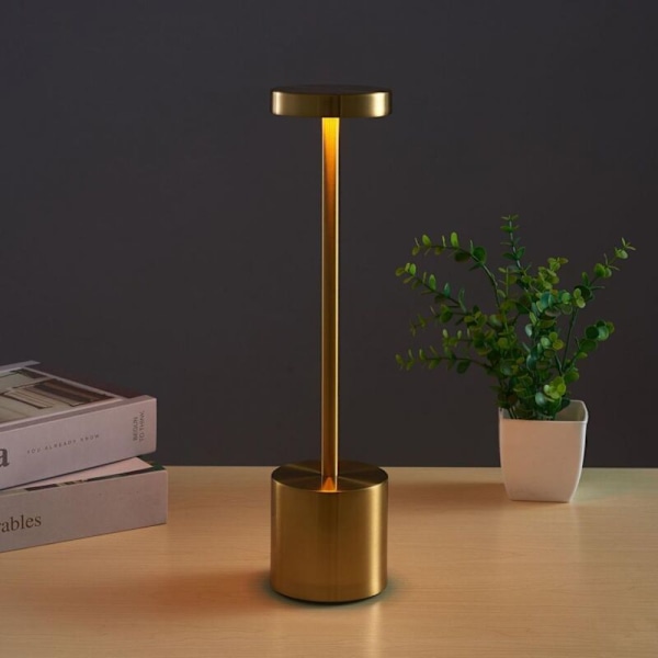 USB-ladbare trådløse bordlamper, 1800mA oppladbart LED-bordlampe, 3 fargemoduser