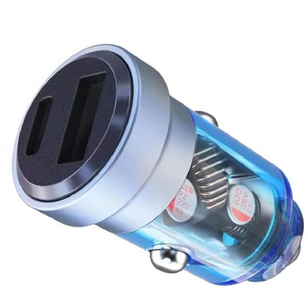 For Bil Lader Pd30W Konvertering Socket Lading med USB En for To