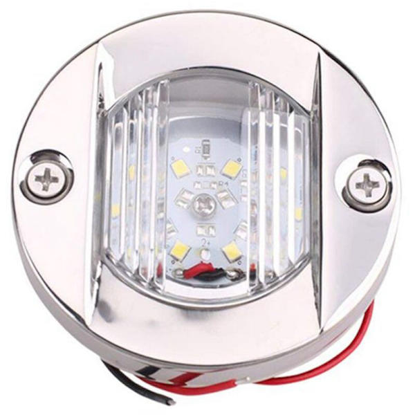 DC 12V Marine Agterlys LED Runde Baglygter Cool White Trappe Yacht Tilbehør