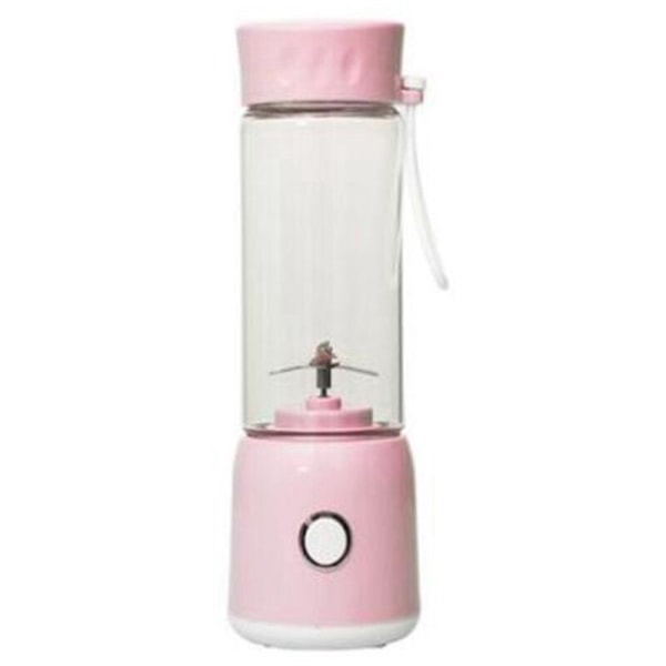 USB Mini Mikser Juicer Bærbar Frukt Blender Multifunksjonell Frukt Mikser Frukt Blender, Rosa