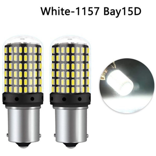 10 st 3014 144Smd Canbus 1157 BAY15D P21W 1156 BA15S BAU15S PY21W T20 7440 7443 W21W LED-bilblinkerslampor E