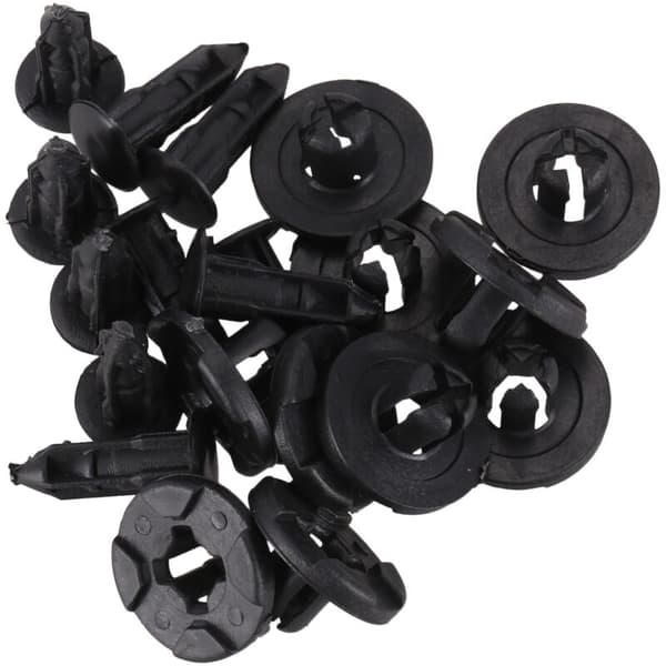 10 x Plastik Fastgørelsesklips 8mm til