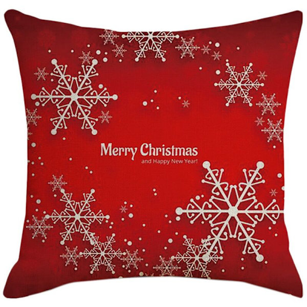 Julepute Santa Claus Plasser Helt Ny Dekor Putetrekk Pudetrekk til Sofa Bil 45X45cm