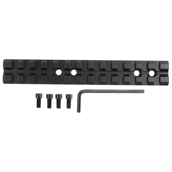 14cm Picatinny-kikkert / 13 slots kikkert skinne sort