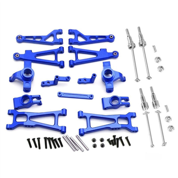 Metallivetoakselin ripustusvarsisarja HBX 16889 16889A 16890 SG1601 SG1602 1/16 RC-auton päivitysosat, 2