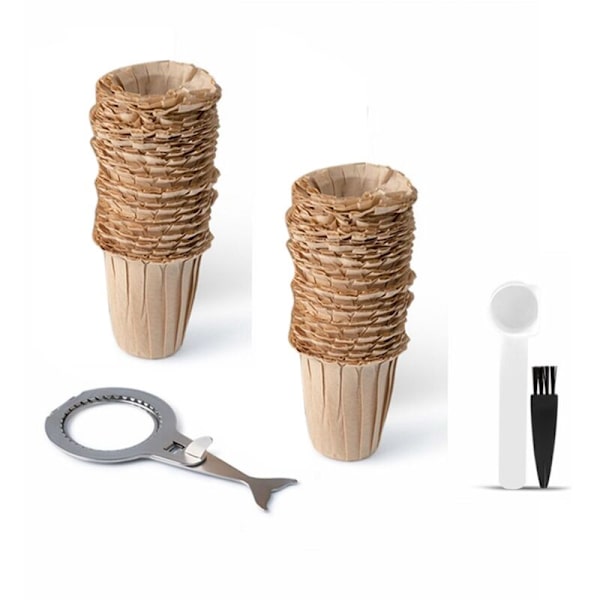 83 st koppar kaffefilterpappershållare handbryggd kaffefilterpappershållare droppkaffemaskin filterklämma