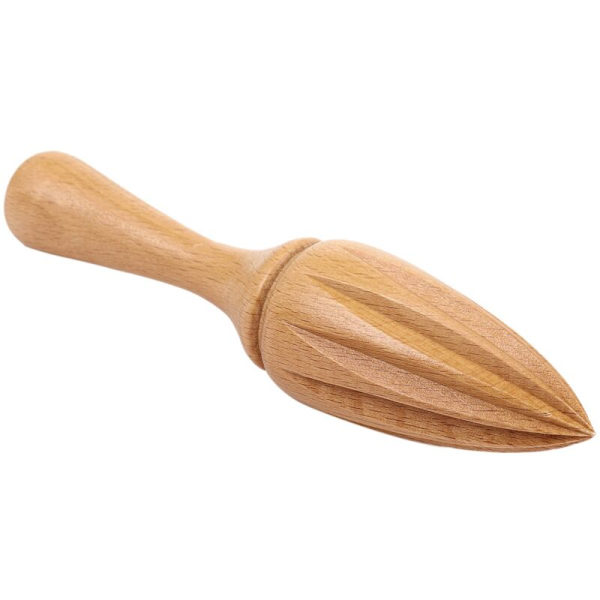 2 stk Træ Citronpresser Mini Saftpresser Frugt Orange Citrus Saft Ekstraktor Reamer Multifunktionelt Køkkenredskab