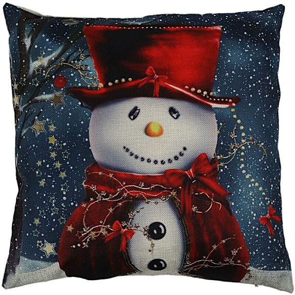 Jul Snögubbe Örngott Kuddfodral Heminredning Design Örngott Örngott
