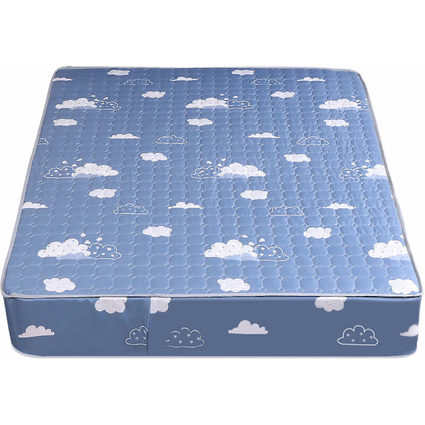 Tjock Quiltat Dubbelbäddlakan Andningsbart Elastiskt Madrassöverdrag Fickficka Anpassat Lakansöverdrag Sängkläder 180X200+30Cm Grå