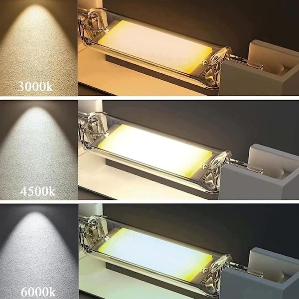 -R7s 118mm 20W dimmbare LED-pærer - kald hvit 6500k - sett med 2