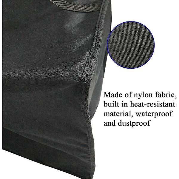 Støvsikkert Mikrobølgeovn Beskyttelsesdæksel, Varme- og Vandafvisende, 420D Polyester, 54 x 40 x 32 cm