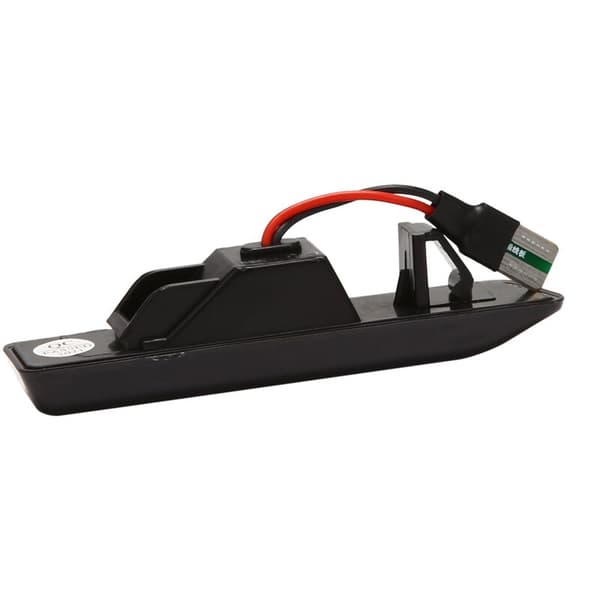 Car Dynamisk Mud Flap LED Side Marker Sekventielt Lys Lampe til X5 E53 2000-2005 E36 1997 Smoked Black